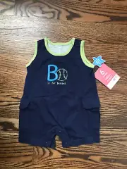 NEW Carter’s Boys Go Anywhere Romper - Baseball - 6 Months