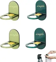 4PCS Retractable Shower Gel Hanger, No Punching Shower Gel Storage Rack, Shampoo Bottle Shelf, Shampoo Hook Bathroom Accessories for Shower Kitchen Bathroom Toilet Wall