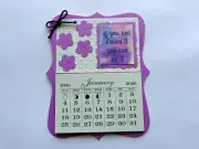 IF YOU AN DREAM IT YOU CAN DO IT 2026 MINI MAGNETIC CALENDAR CARDSTOCK BACK