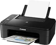 [Canon] PIXMA TS3350 Wireless Colour All-in-One Inkjet Printer (Black) - A4 Print, Copy, Scan - FINE Cartridges, XL Ink Available - Borderless Printing - Wi-Fi, iOS/Android Connectivity - Home Printer