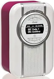 VQ Christie DAB+ Digital Radio with FM, Bluetooth/NFC, Alarm Clock, Rotating Display & Enamel Fascia, Deep Purple, (VQ-Christie-DP/AUS)