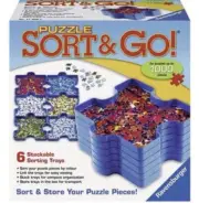 New Ravensburger Sort and Go Jigsaw Puzzle Accessory Sturdy Pieces Sorting Trays