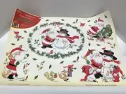 Morehead Classic Clings Santa Snowmen Christmas Window Decoration Vintage 2003