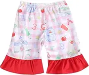 [DACSOIT] Toddler Girls Shorts Back to School Dance Under Dress Girls Pants 2-8Y