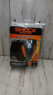 Shock Doctor Ultra Pro Boxer Compression Shorts w/ Med Waist Large Cup BRAND NEW