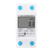 Din Rail Electric Usage Monitor Volt Meter Watt Meter
