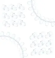 ERINGOGO Elegant Mini Pacifier Decorations 50pcs for Girl Shower Boy Shower Games Safe Charms