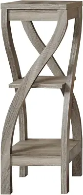 Dark Taupe Accent Table, 32"