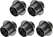 sourcing map Bulb Holder, E26/E27 250V 4A Rotatable Loop Threaded Wire Locking Screw Base Lamp Socket, Pack of 5