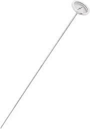 TOYANDONA Stainless Steel Soil Thermometer Soil Temperature Measuring Gauge for Gardening Compost Thermometer Long Stem