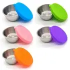 with Lids Condiment Containers Reusable Sauce Bowls Salad Dressing Containers