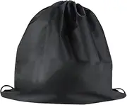 TOPPERFUN Helmet Storage Bag Ski Boot Bag Drawstring Helmet Bag Motorcycle Backpack Motorcycle Helmet Covers Helmet Storage Holder Cotton Swab Holder Nylon Sports Cycling Bag Travel, Black, 48x48cm,
