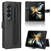 For Samsung Galaxy Z Fold4 5G Textured Leather Phone Case