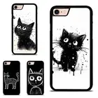Non slip Cover black white children cat For Samsung A15 A16 S23 S24 S25 Ultra FE