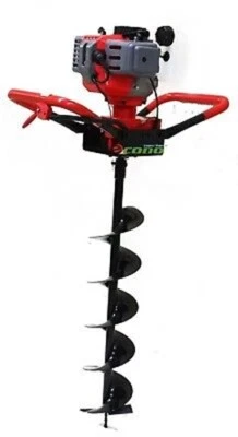 One Man 52cc Gas Post Hole Fencing Planting Earth Digger Machine w/ 6" Auger Bit