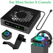 Top Cooling Fan For Xbox Series X Console with Colorful Lights Cooling Fan DC 5V