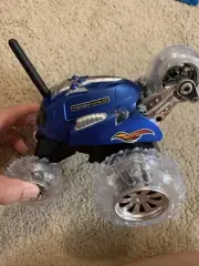 Sharper Image RC 360 Rally Car Thunder Tumbler Remote Control (Blue) Brand New