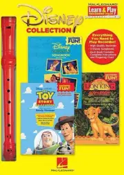 Disney Collection: Learn and Play Recorder Pack (English) Paperback Book
