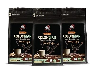 espresso coffee ground - ORGANIC COLOMBIAN GROUND DECAF COFFEE - low acidity dec