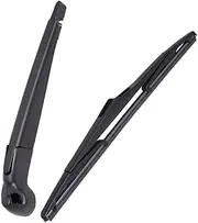 Rear Windshield Wiper Arm & Wiper Blade Set for Jeep Wrangler 2007-2017,Jeep Wrangler JK 2018-2018 Rear Windshield Back Wiper Arm Blade Replacement OEM Number 68002490AB
