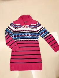 在飛比找Yahoo!奇摩拍賣優惠-NAUTICA 女童保暖針織洋裝