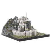 Micro Capital City Architecture Model from Movie 748 Pieces MOC Build