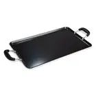 Artistry Nonstick Double Burner Griddle, Easy To Clean, Cool Touch Silicone H...