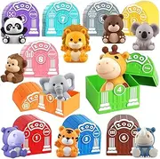 Toddler Learning Safari Animal Toy - 20PCS Montessori Educational Set for 1-3+ Year Old Boys & Girls