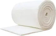 Jonoisax Ceramic Fiber Insulation Fire Blanket - High Density Heat 2300F,for Stoves, Furnace, Kilns, Fire Bricks, Boilers, Kilns, Blacksmithing, Pizza Ovens,20MM