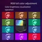 Mini Fill RGB LED Video Light Full Color Spectrum 800LUX 3 Cold Shoe Mounts