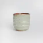 明芽窯 L 柴燒青瓷銅紅鐵斑水杯 陶杯 茶杯 青瓷 陶器 蒐藏品 0611CUP-02