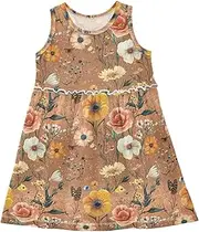 [Caihoyu] Toddler Girl Summer Dresses Toddlers Fashion Spring Dresses Party Dress, Multicolor08, 8 Years