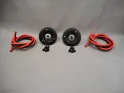 2 Speaker Cab 2" Jack Plates, 2 REAN 1/4" jacks, 14 Ga Wire, 3 Mntg Screws