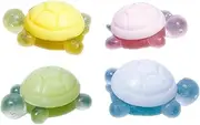 4Pcs Kids Soap, Little Turtle Shape Essential Oil Soap, Natural Ingredients Fragrance Cleansing Bath Cute Little Turtle Soaps for Washing Hands, Face
