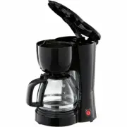 5 Cup Auto keep Warm Function Coffee Maker With Removable Filter Basket, Black