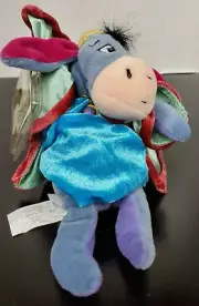 Disney Store Mini Bean Bag Maiden in Distress Eeyore 9" Plush - Winnie The Pooh