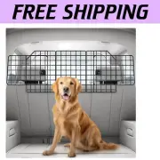 Heavy-Duty Wire Mesh Dog Car Barrier - Universal-Fit Triple Folding Design