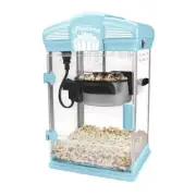 West Bend Stir Crazy Popcorn Popper 4Qt Nonstick Blue with Measuring Scoop