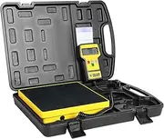 YELLOW JACKET Refrigerant Scale 110 LBS HVAC Freon Scale High Precision Electronic Refrigerant Charging Weight Scale with Portable Case for All Refrigerant Recovery Tanks