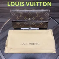 在飛比找蝦皮購物優惠-LOUIS VUITTON 路易威登 長夾 Monogram