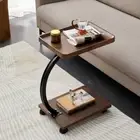Portable Coffee Table Side Table Sofa End Tea Bedside Laptop Wood Living Small