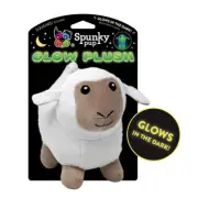 Spunky Pup Glow Plush Lamb Interactive Durable Pet Dog Toy Large