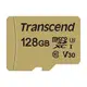 創見 記憶卡 【TS128GUSD500S】 128GB Micro-SD 讀95MB 寫60MB U3 新風尚潮流