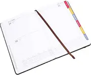 GRIRIW Academic Planner Daily Organizer Notebook for Students Office Use Portable Writing Book with Classic Minimalist Design for Efficient Planning Goal Setting