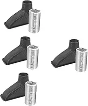Gatuida 4pcs Carbon Fiber Air Intake Car Seat Covers Car Vent Clips Car Bumper Intake Cover Protector Scents Air Duct Cleaner Diffuser Fragrance Car Intake Bin Air Intake Duct Abs Black