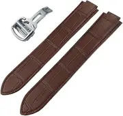 [KAVJU] Calfskin Watch Watchband，For Ballon Bleu De Cartier Convex Type Watch Strap 14/16/18/20/22mm Bracelets
