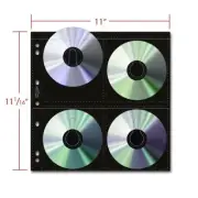 Print File CDB-8 CD/DVD Storage Preserver - Holds Eight CD/DVDs (25 pack)