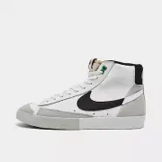 9.5 NIKE BLAZER MID '77 PRM SPLIT Summit White/Black/Light Silver DZ2542-100