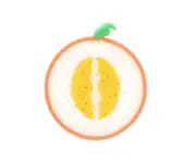 Lovely Fruit Sponge Dish Washing Cleaning Cloth Scouring Pad Household Kitchen Tool(Cantaloup)