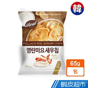 韓國Real 明太子美乃滋風味蝦片 65g 韓國711必買 韓國必買 下酒零食 現貨 蝦皮直送